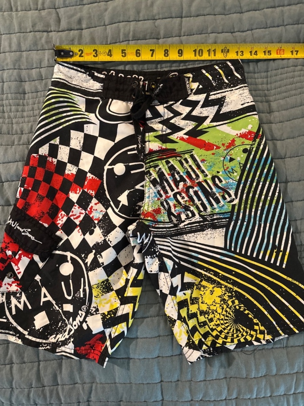 Maui and Sons board Swim shorts Body Youth Size 12
